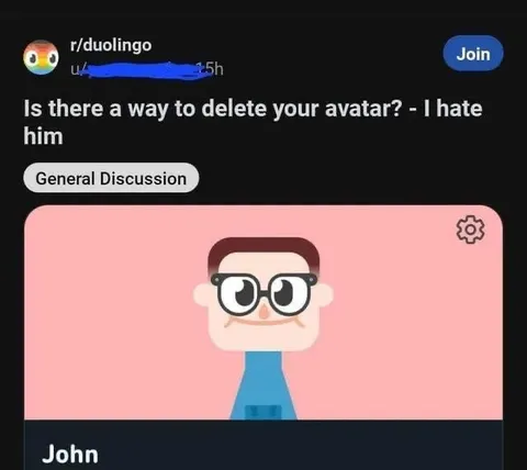 I hate my Duolingo avatar