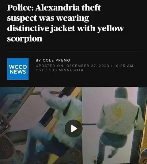 Yellow Scorpion Jacket Suspect