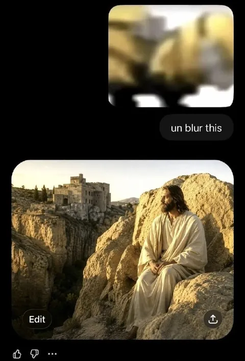 Unblur This Jesus Image