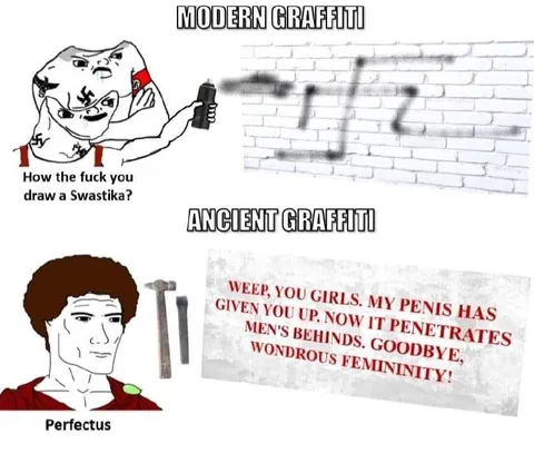 Modern Versus Ancient Graffiti