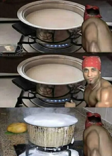 Когда молоко убежало