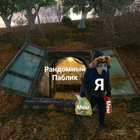 Я в случайном паблике