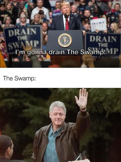 Trump Drains the Swamp