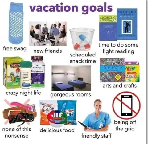Vacation Goals в реабилитационном центре