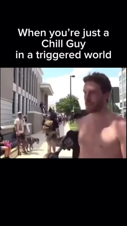 Chill Guy in a Triggered World