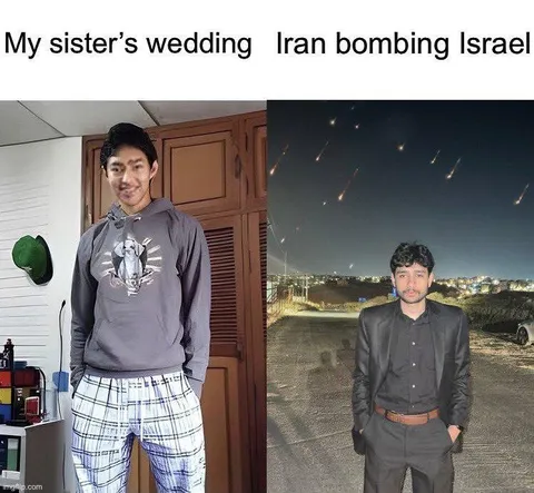Sister's Wedding vs Iran Bombing