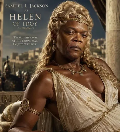 Samuel L. Jackson as Helen of Troy