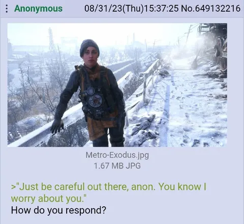 Just Be Careful Out There, Anon