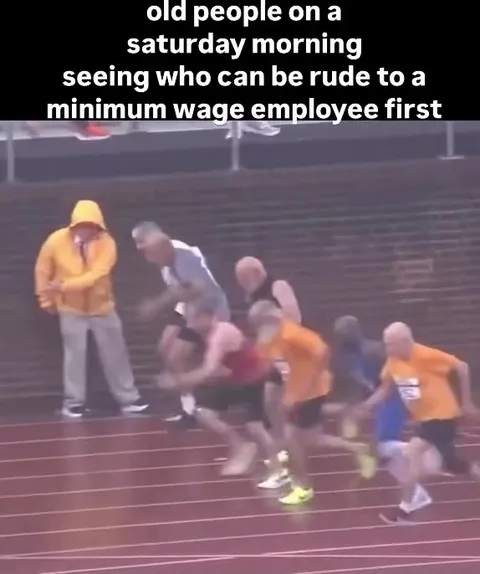 Old People Race to Be Rude