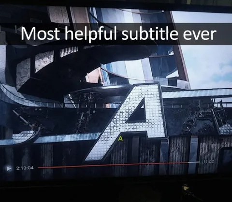 Most Helpful Subtitle Ever