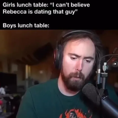 Boys Lunch Table Reaction