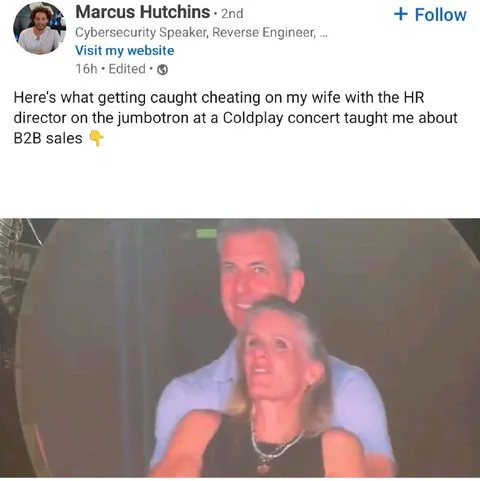 Caught Cheating on the Jumbotron