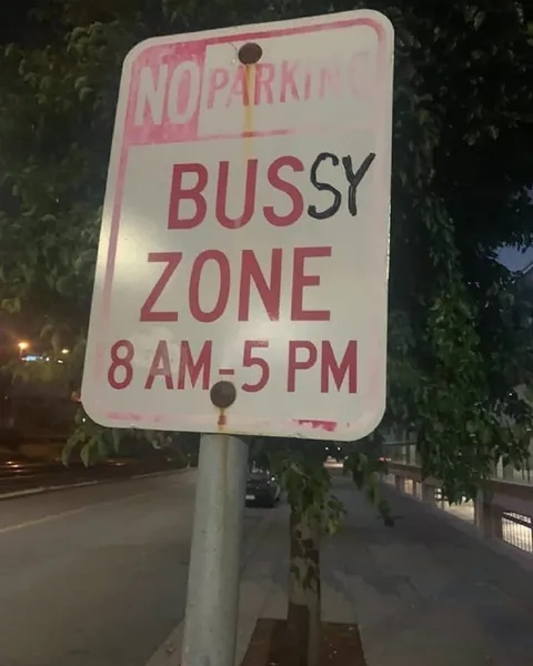 Bussy Zone Parking Sign