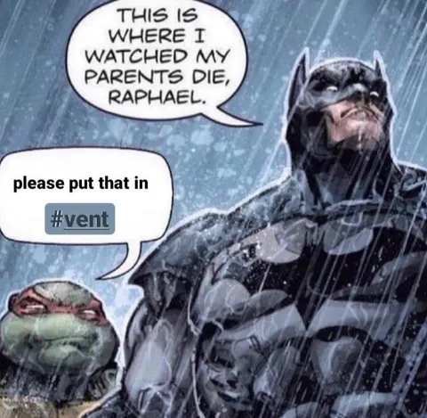 Batman Tells Raphael to Vent