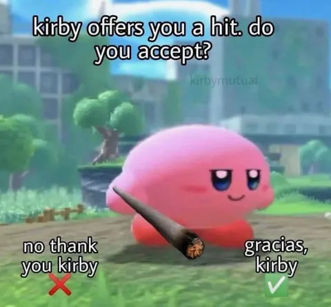 Kirby Offers You a Hit