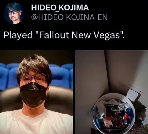 Kojima Played Fallout New Vegas
