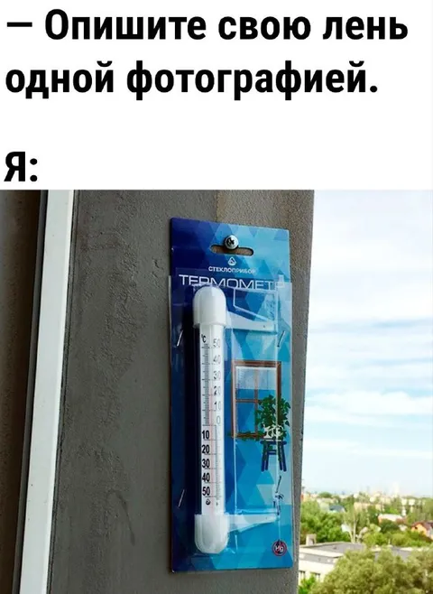 Опишите свою лень одной фотографией