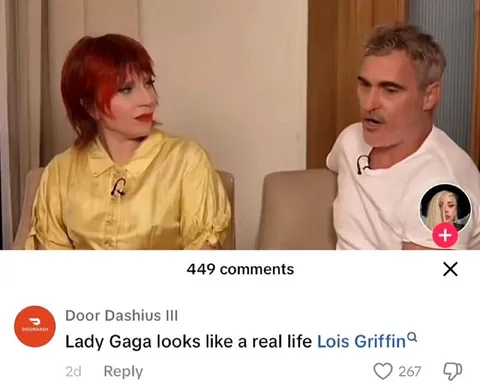 Lady Gaga Looks Like Lois Griffin