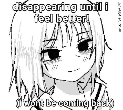 Disappearing Until I Feel Better
