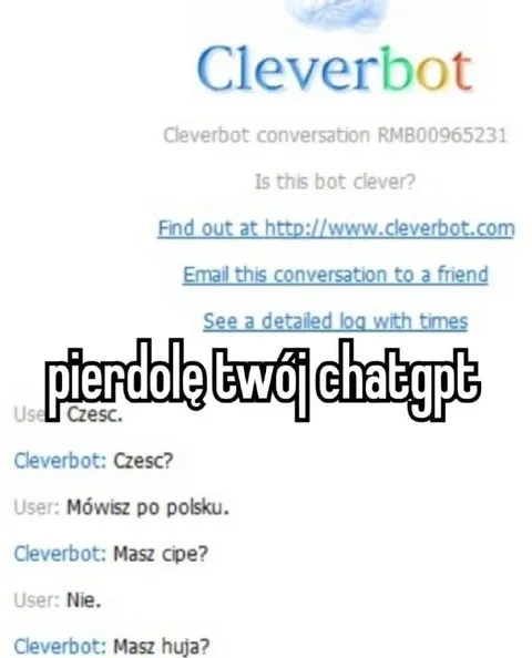 Pierdolę twój ChatGPT