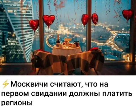 Москвичи и первое свидание