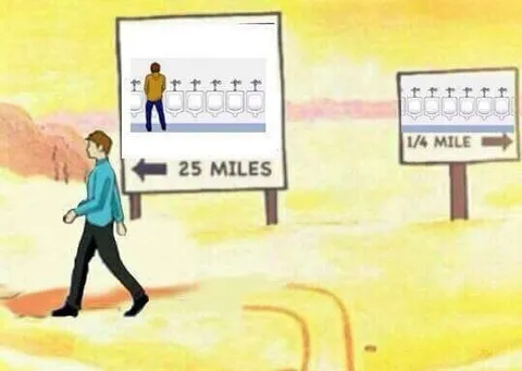 Bathroom 25 Miles Away