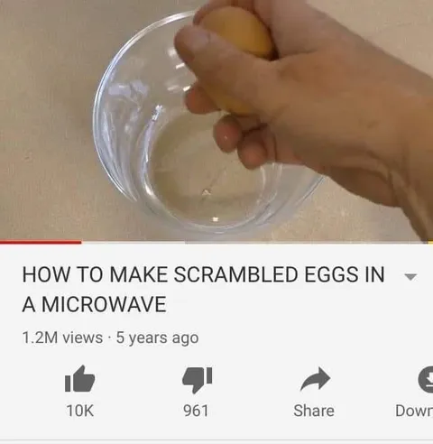 Microwave Scrambled Eggs Tutorial