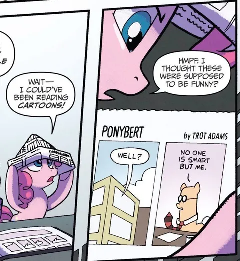 Twilight Reads Unfunny Comics
