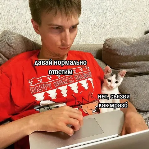 Давай нормально ответим