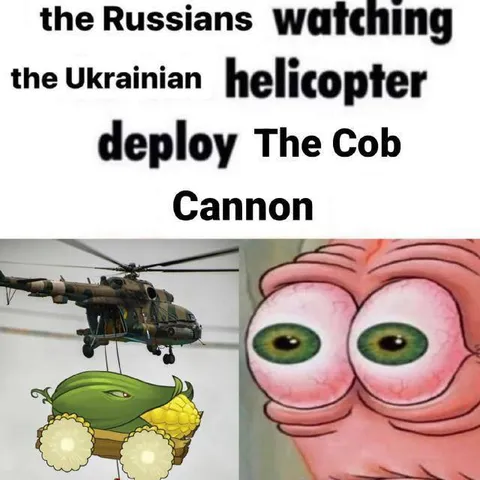 Russians Watching the Cob Cannon