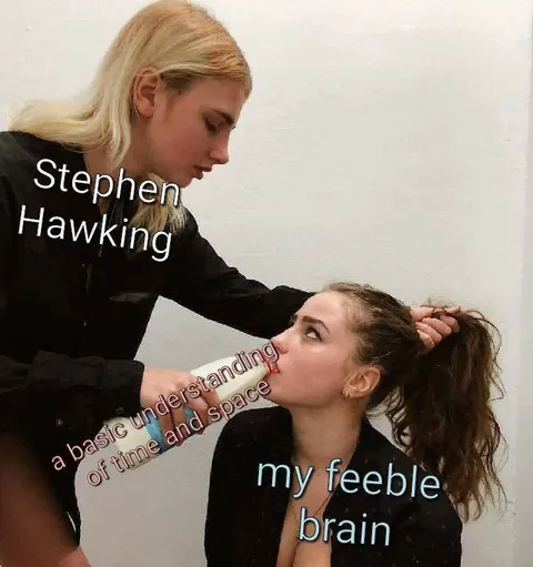 Stephen Hawking Explains Space-Time