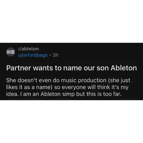 Partner Names Son Ableton