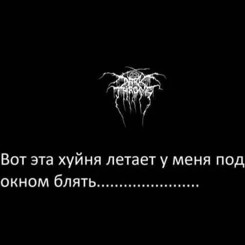 Хуйня летает под окном