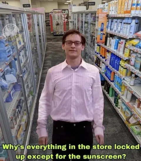 Store Lockup Sunscreen Mystery