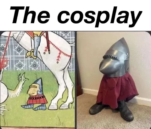 The Cosplay Knight Comparison