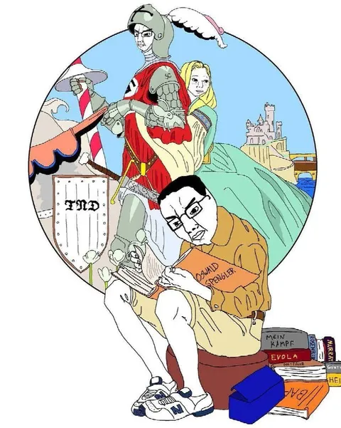 Medieval Trad Guy Reading