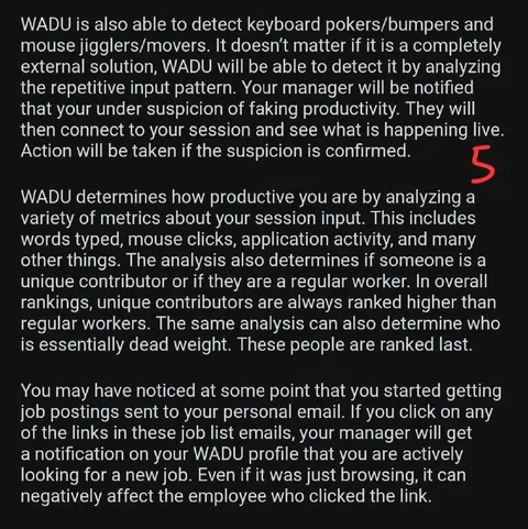WADU Tracks Your Productivity