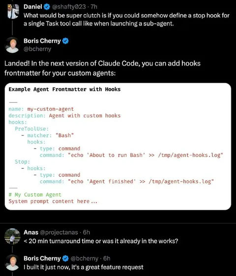 Boris Ships the Feature Immediately