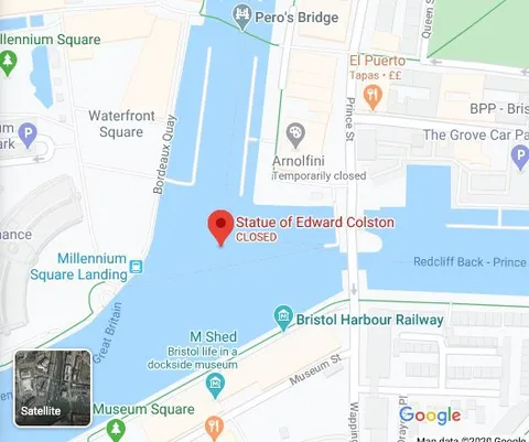 Statue of Edward Colston Closed