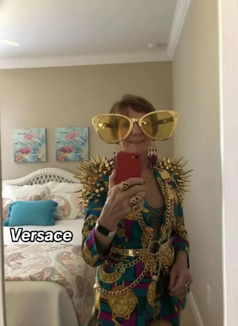 Over-the-Top Versace Outfit