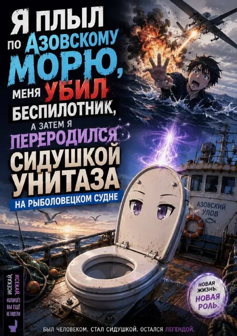 Сидушка унитаза на судне