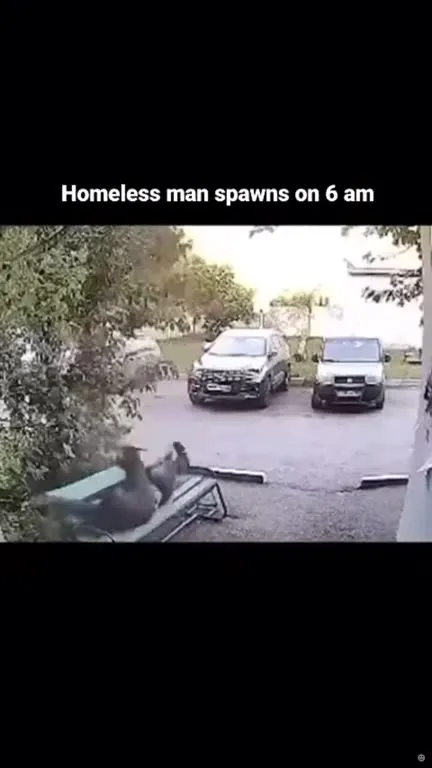 Homeless Man Spawns at 6 AM