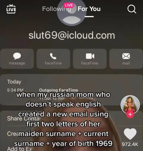 Russian Mom Creates Email Address