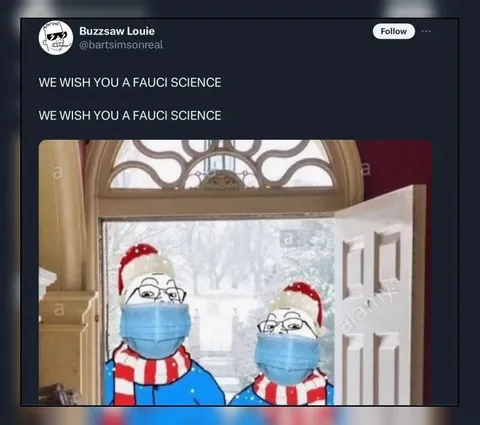 We Wish You a Fauci Science