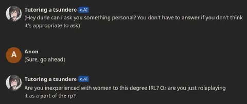 Tsundere Asks a Personal Question