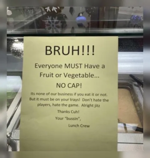 Everyone Must Have a Fruit or Vegetable