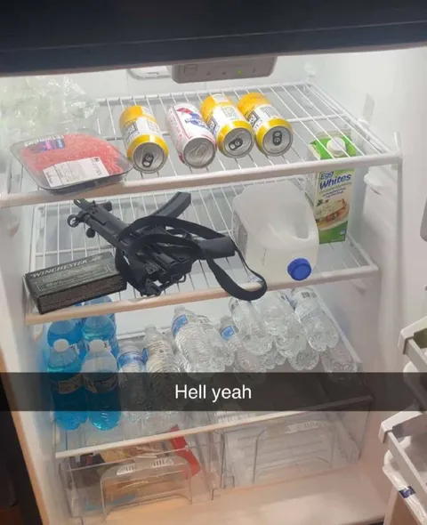 Hell Yeah Survival Fridge