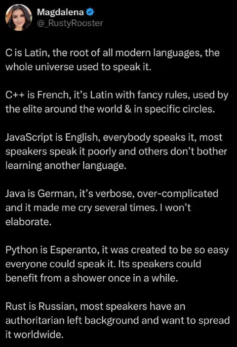 Programming Languages as Human Languages