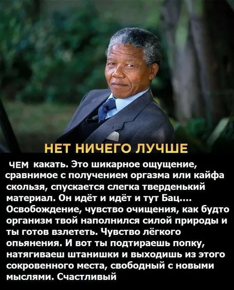 Нет ничего лучше какать