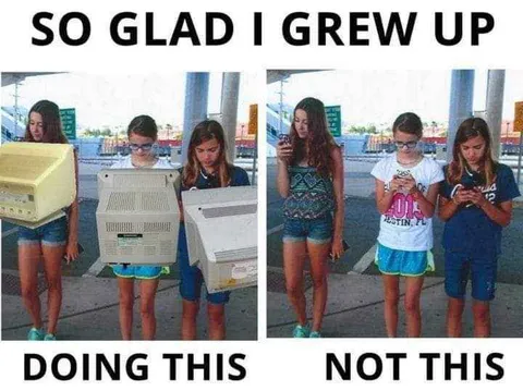 So Glad I Grew Up Offline